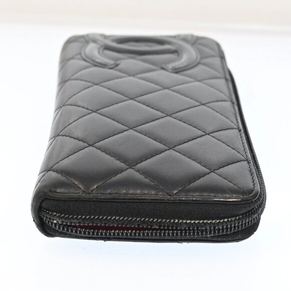 ❤️CHANEL Cambon Black Leather Wallet/Clutch❤️ - Picture 3 of 16